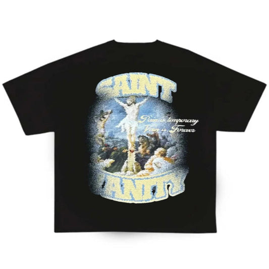 Saint Vanity Blurry Cross Tee