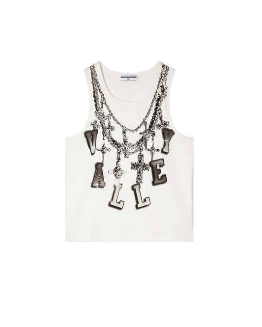 Vale Forever Chain Tank Top White